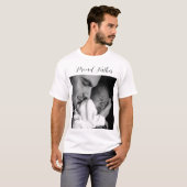 父の日パーソナライズされたお祝いを計画する Tシャツ (正面フル)