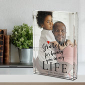 父の日パーソナライズされたの写真と文字引用文 フォトブロック