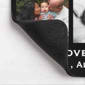 父の日パーソナライズされた写真コラージュのマウスパッド マウスパッド (コーナー)