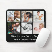 父の日パーソナライズされた写真コラージュのマウスパッド マウスパッド (マウス)