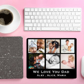 父の日パーソナライズされた写真コラージュのマウスパッド マウスパッド