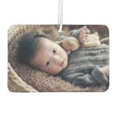 父の日パーソナライズされた写真記念ギフト カーエアーフレッシュナー (裏面)