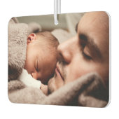 父の日パーソナライズされた写真記念ギフト カーエアーフレッシュナー (左)