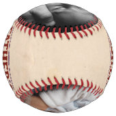 父の日パーソナライズされた ソフトボール (裏面)