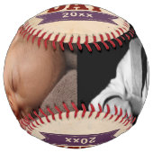 父の日パーソナライズされた ソフトボール (正面)