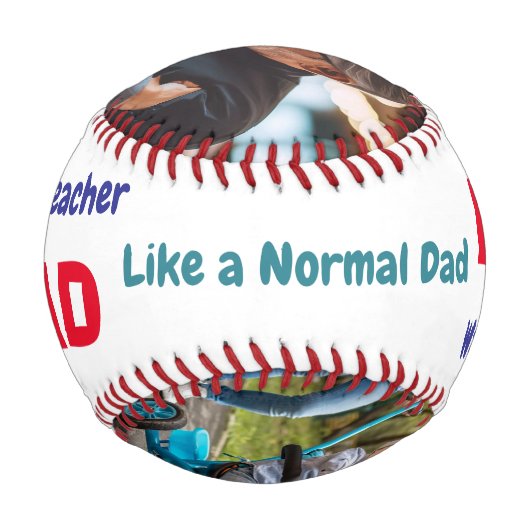 父の日パーソナライズ写真ヴィンテージスタイル, 野球ボール (正面)