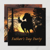 父の日パーティの招待状 招待状 (正面/裏面)
