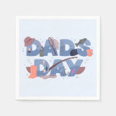 父の日パーティーナプキンス スタンダードカクテルナプキン (正面)