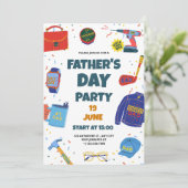 父の日パーティー 招待状 (スタンド正面)