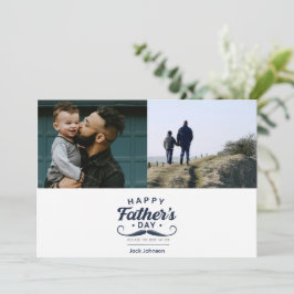 父の日ヒゲトリビュートデザイン シーズンカード