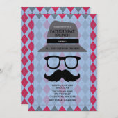 父の日ヒップスター招待状 招待状 (正面/裏面)