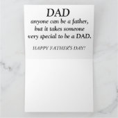 父の日ビッググリーティングカード/野球 カード (内部)