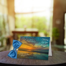 父の日ビーチ海サンセットグリーティング