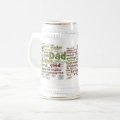 父の日ビールステイン ビールジョッキ (正面左)