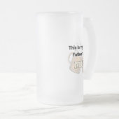 父の日ビールマグ フロストグラスビールジョッキ (正面右)