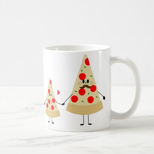父の日ピザ コーヒーマグカップ (右)