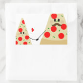 父の日ピザ 長方形シール (バッグ)