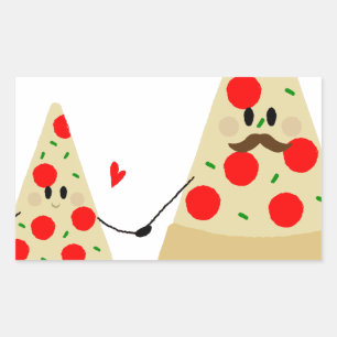 父の日ピザ 長方形シール