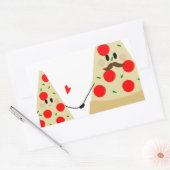 父の日ピザ 長方形シール (封筒)