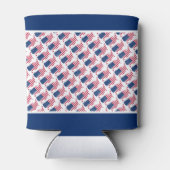 父の日ファンタスティック・アメリカン・パパ パーソナライズされた 缶クーラー (裏面)