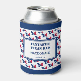 父の日ファンタスティックTEXANパパ パーソナライズされた 缶クーラー