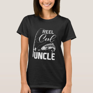 父の日フィッシングギフトのおじさん Reel Cool Uncle Tシャツ
