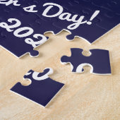 父の日フォトコラージギフトカスタムパズル ジグソーパズル (側面)