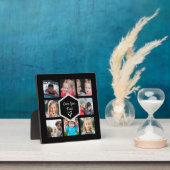 父の日フォトコラージブラック フォトプラーク (インサイチュ)