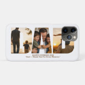 父の日フォトコラージュカード(カスタム可能) Case-Mate iPhoneケース (裏面(横))