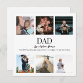 父の日フォトコラージュカード シーズンカード (正面/裏面)