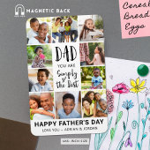 父の日フォトコラージュパーソナライズされた マグネット