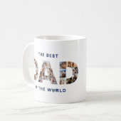 父の日フォトコラージュマグカップ 名入れ コーヒーマグカップ (正面左)
