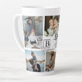 父の日フォトコラージュ カフェラテマグ (左アングル)