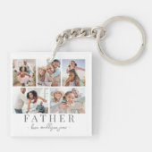 父の日フォトコラージュ キーホルダー (裏面)
