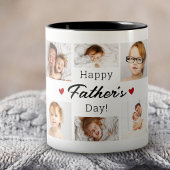 父の日フォトコラージュ ツートーンマグカップ