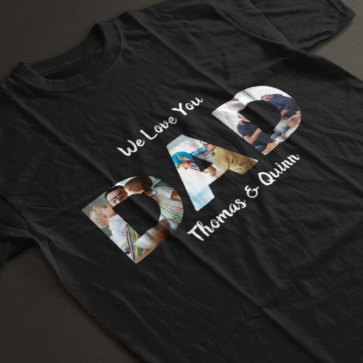 父の日フォトコラージュ Tシャツ