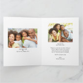 父の日フォトコラージュBIG パーソナライズされた カード (内部)