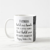 父の日フォトドーター引用文 コーヒーマグカップ (左)