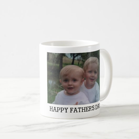 父の日フォトマグカップカスタムアイディア コーヒーマグカップ (正面右)