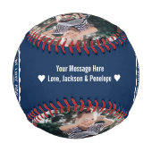 父の日フォトワールド最高のズfrom Kids 野球ボール (裏面)