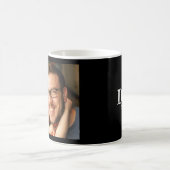 父の日フォト Dad Established コーヒーマグカップ (中央)