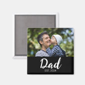 父の日フォト「Dad Established」 マグネット (正面/裏面)
