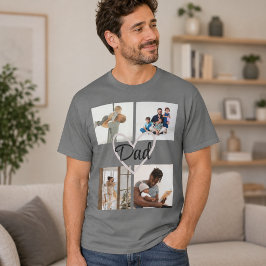 父の日フォトTシャツ（名入れカスタム可能） Tシャツ