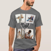 父の日フォトTシャツ（名入れカスタム可能） Tシャツ (正面)