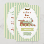 父の日ブランチ列車 招待状 (正面/裏面)