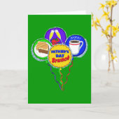 父の日ブランチ カード (黄色い花)