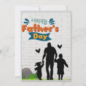 父の日ブランチ 招待状 (正面)