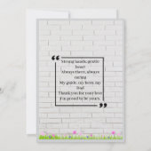 父の日ブランチ 招待状 (裏面)