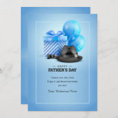 父の日ブルー シーズンカード (正面/裏面)
