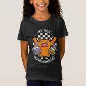 父の日プロウドアキちゃん お父さんはモンスターを倒す Tシャツ (正面)